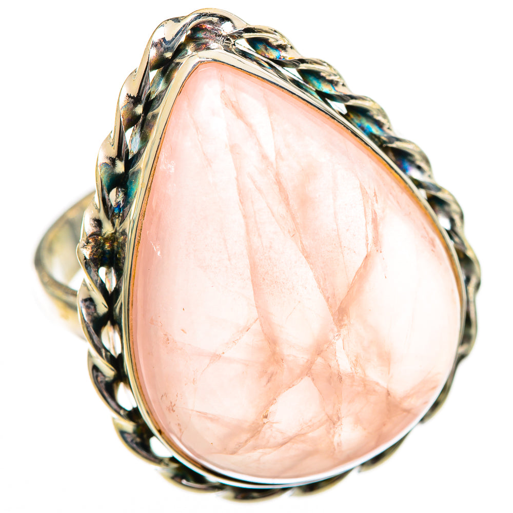 Rose Quartz Rings handcrafted by Ana Silver Co - RING125354 - Photo 2