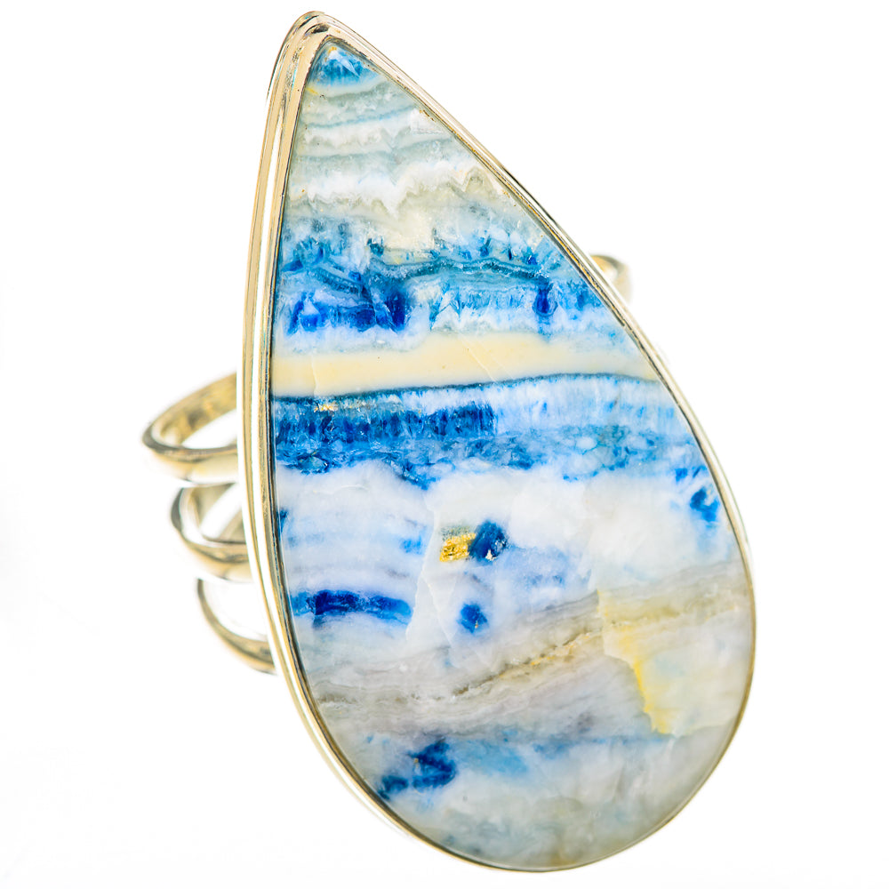 Blue Scheelite Rings handcrafted by Ana Silver Co - RING125366 - Photo 2
