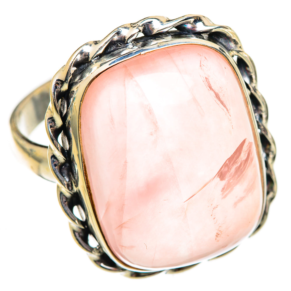 Rose Quartz Rings handcrafted by Ana Silver Co - RING125379 - Photo 2
