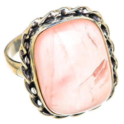 Rose Quartz Rings handcrafted by Ana Silver Co - RING125379 - Photo 2