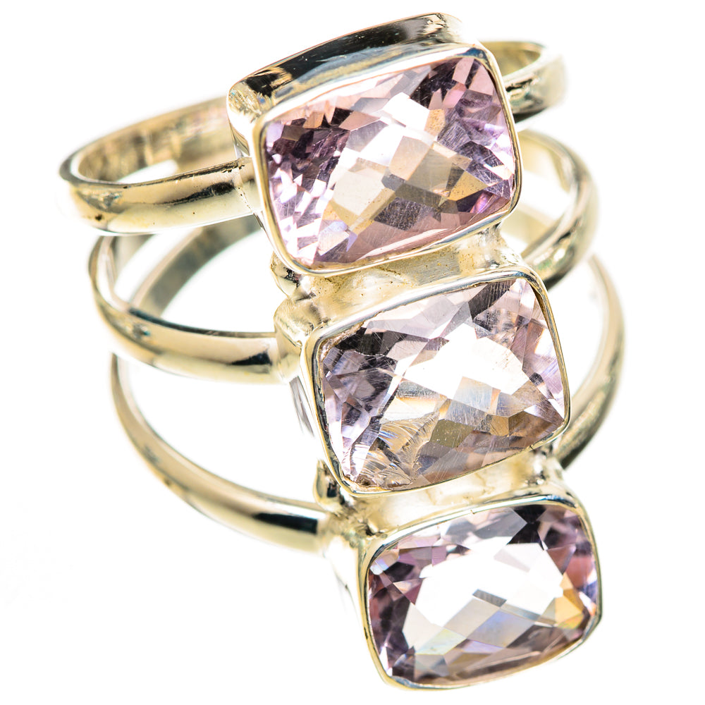 Pink Amethyst Rings handcrafted by Ana Silver Co - RING125381 - Photo 2