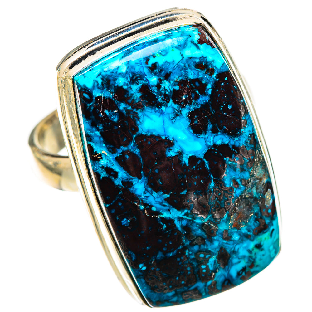 Shattuckite Rings handcrafted by Ana Silver Co - RING125400 - Photo 2