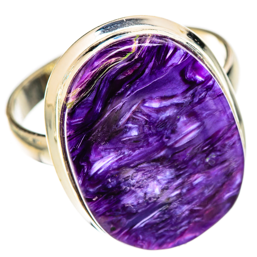 Charoite Rings handcrafted by Ana Silver Co - RING125404 - Photo 2