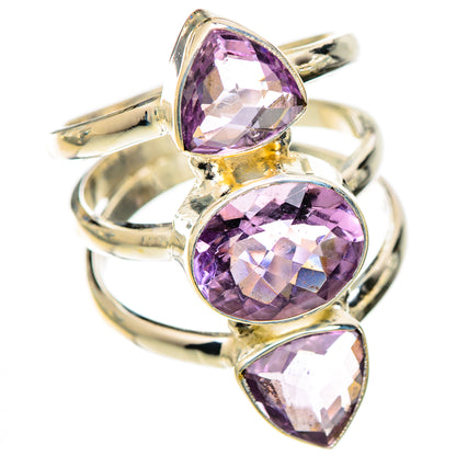 Pink Amethyst Rings handcrafted by Ana Silver Co - RING125405 - Photo 2