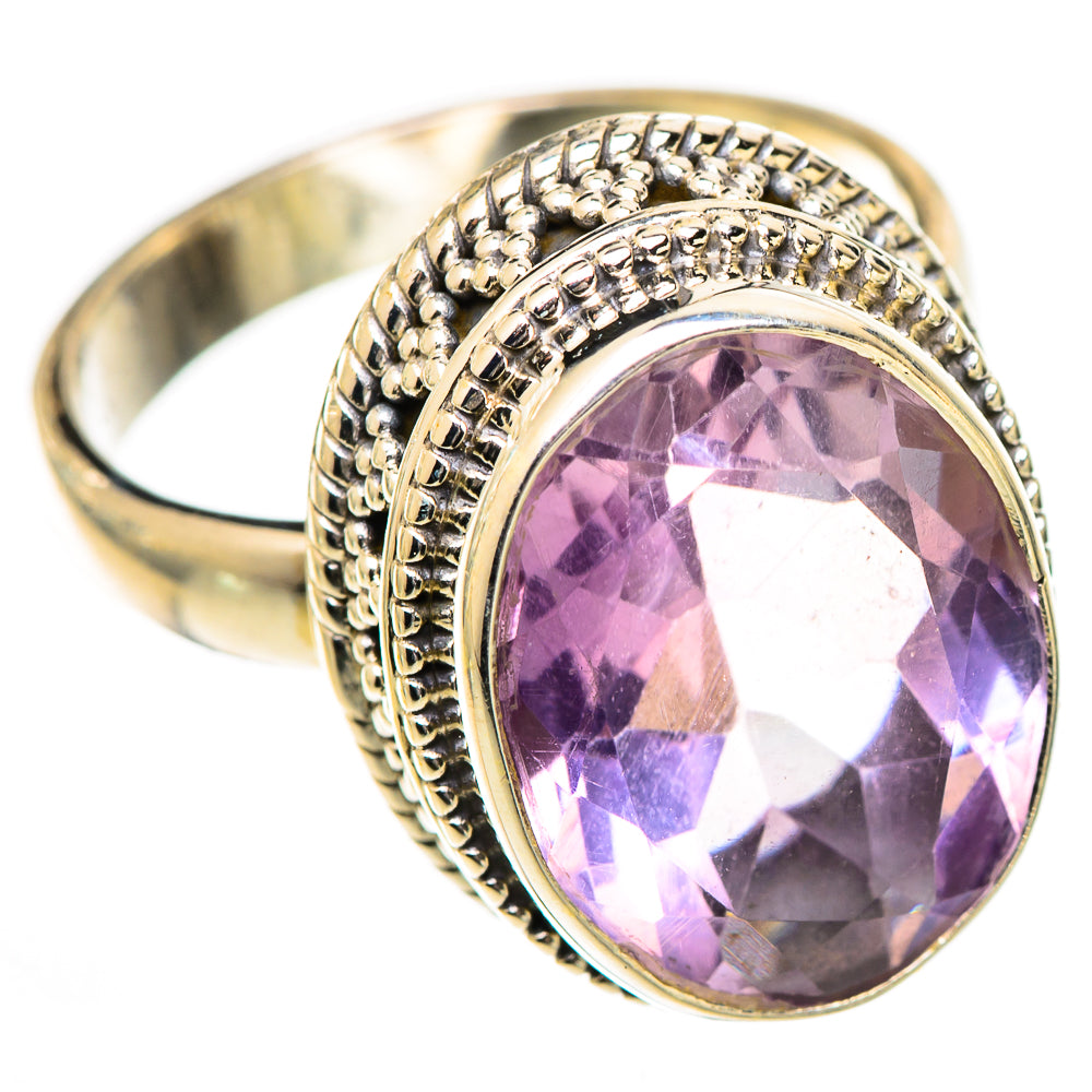 Pink Amethyst Rings handcrafted by Ana Silver Co - RING125414 - Photo 2