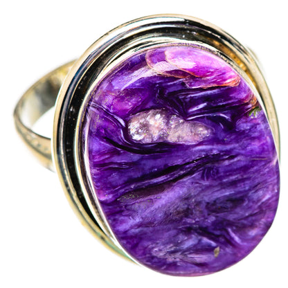 Charoite Rings handcrafted by Ana Silver Co - RING125424 - Photo 2