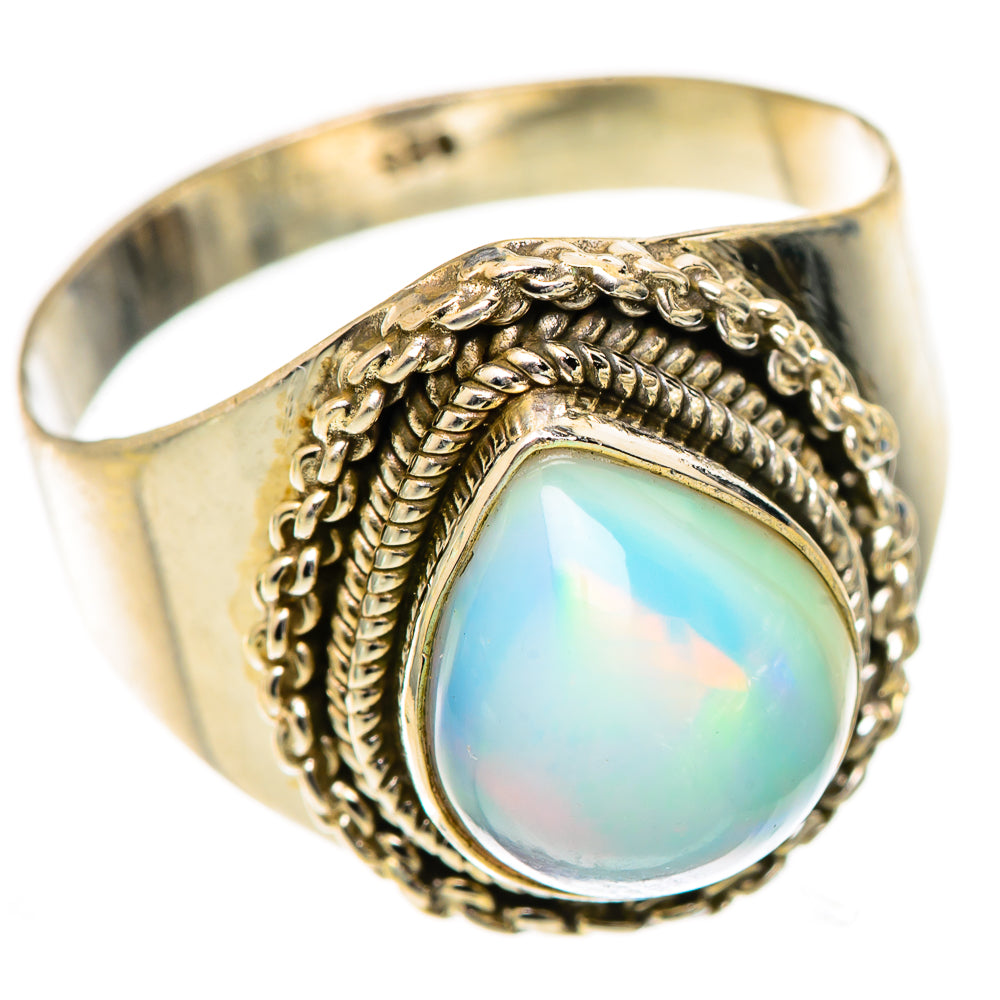 Ethiopian Opal Rings handcrafted by Ana Silver Co - RING125443 - Photo 2