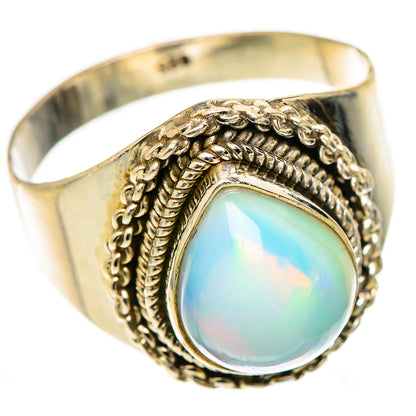 Ethiopian Opal Rings handcrafted by Ana Silver Co - RING125443 - Photo 2