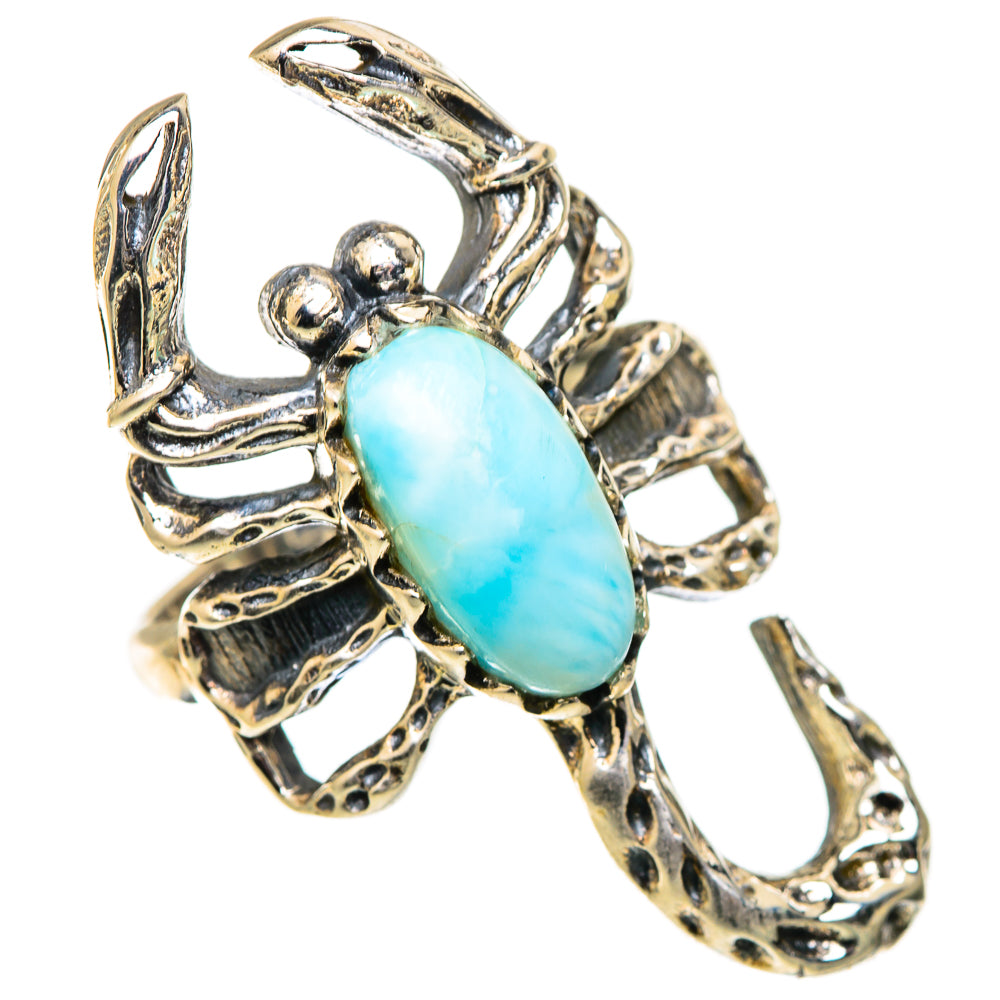 Larimar Rings handcrafted by Ana Silver Co - RING125454 - Photo 2