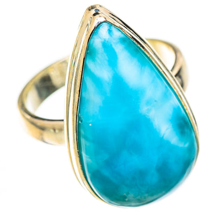 Larimar Rings handcrafted by Ana Silver Co - RING125456 - Photo 2
