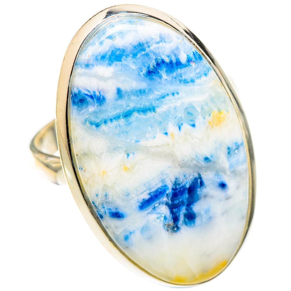Blue Scheelite Rings handcrafted by Ana Silver Co - RING125468 - Photo 2