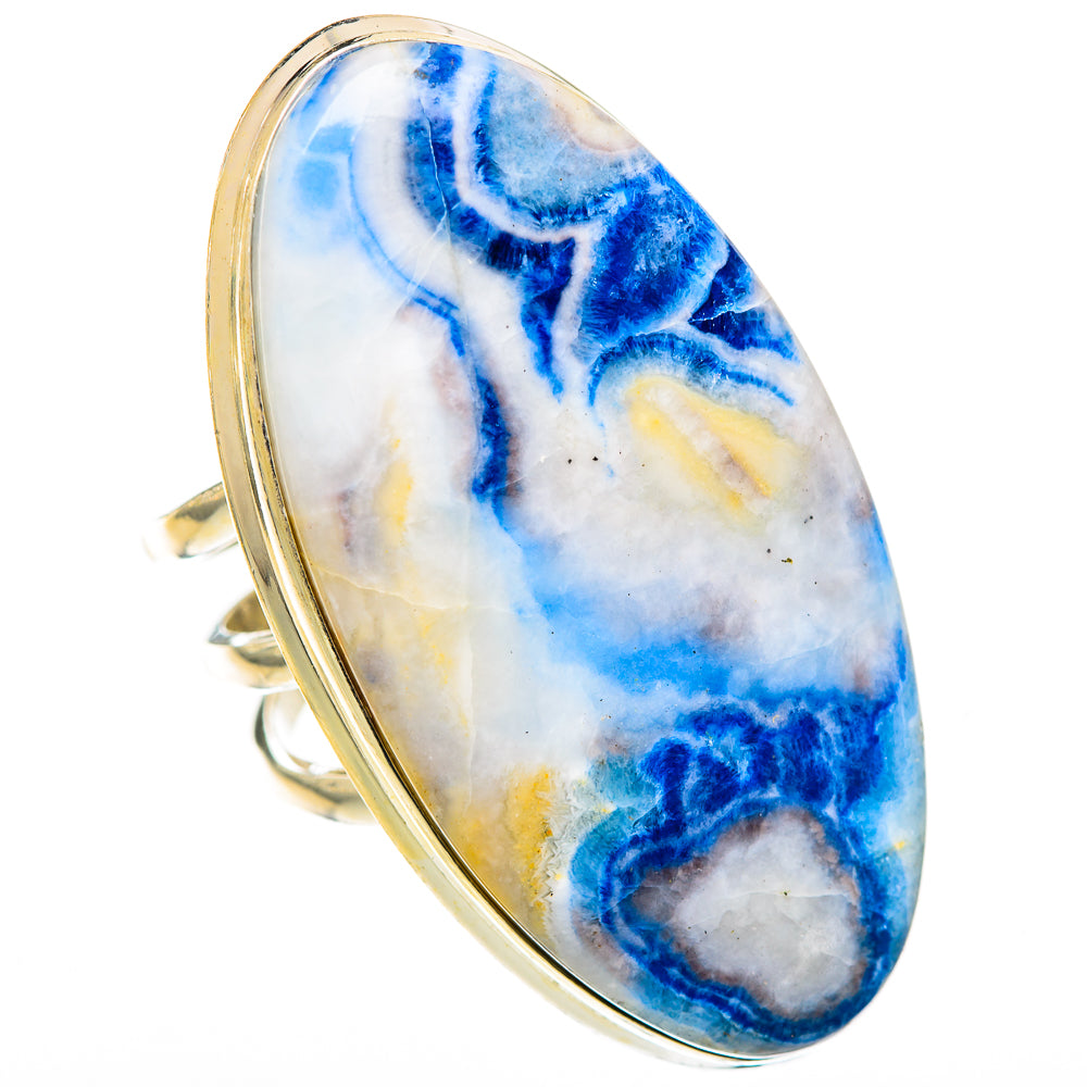 Blue Scheelite Rings handcrafted by Ana Silver Co - RING125471 - Photo 2