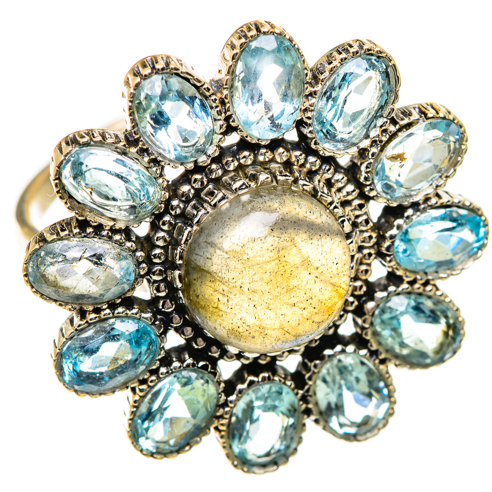 Labradorite Rings handcrafted by Ana Silver Co - RING125473 - Photo 2