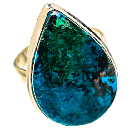 Chrysocolla Rings handcrafted by Ana Silver Co - RING125474 - Photo 2