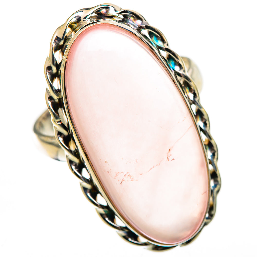 Rose Quartz Rings handcrafted by Ana Silver Co - RING125478 - Photo 2