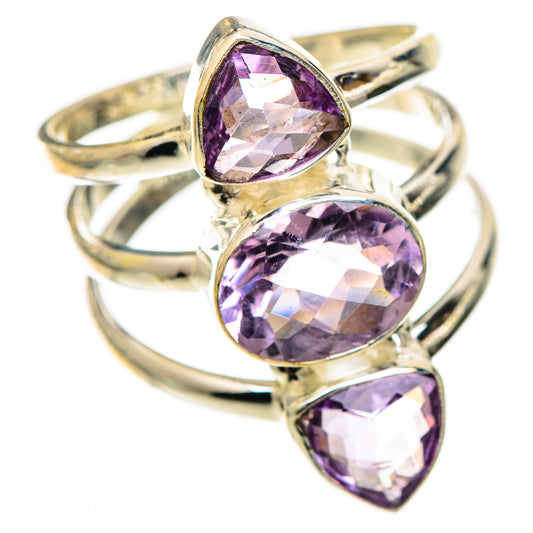 Pink Amethyst Rings handcrafted by Ana Silver Co - RING125480 - Photo 2
