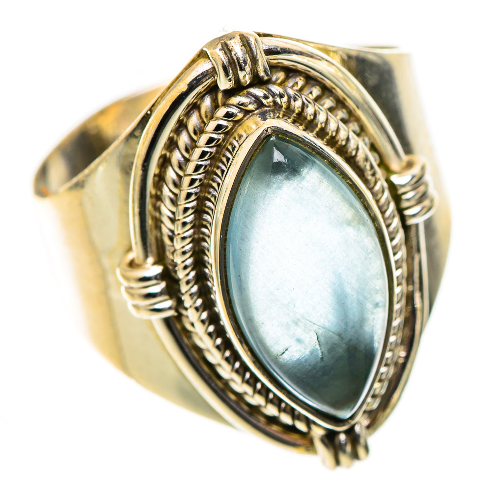 Aquamarine Rings handcrafted by Ana Silver Co - RING125487 - Photo 2