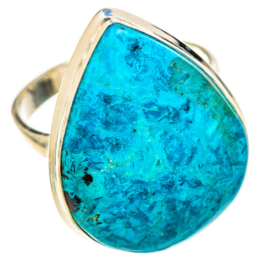 Chrysocolla Rings handcrafted by Ana Silver Co - RING125495 - Photo 2