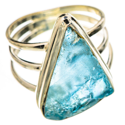 Aquamarine Rings handcrafted by Ana Silver Co - RING125531 - Photo 2