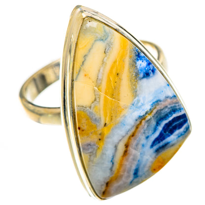 Blue Scheelite Rings handcrafted by Ana Silver Co - RING125533 - Photo 2
