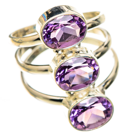 Pink Amethyst Rings handcrafted by Ana Silver Co - RING125537 - Photo 2