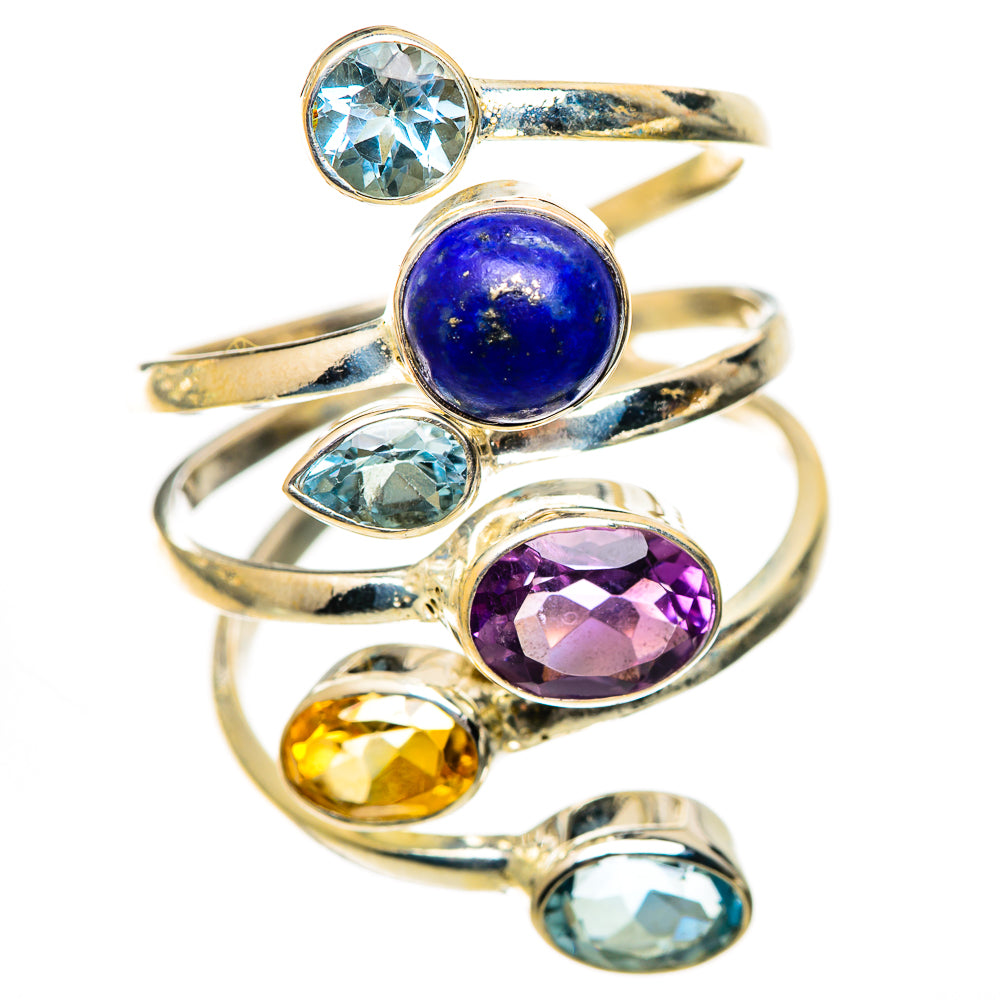 Lapis Lazuli Rings handcrafted by Ana Silver Co - RING125543 - Photo 2
