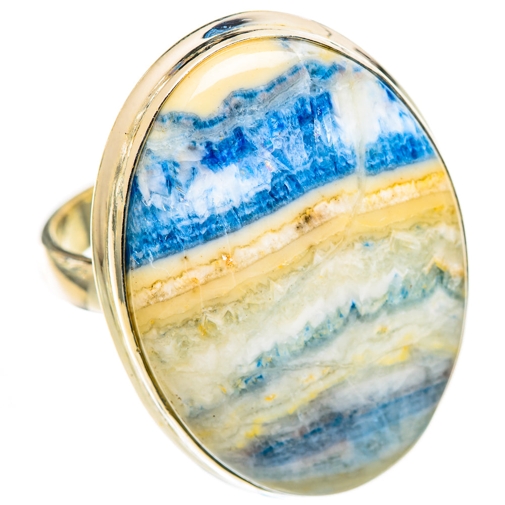 Blue Scheelite Rings handcrafted by Ana Silver Co - RING125549 - Photo 2