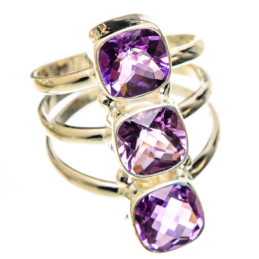 Pink Amethyst Rings handcrafted by Ana Silver Co - RING125554 - Photo 2