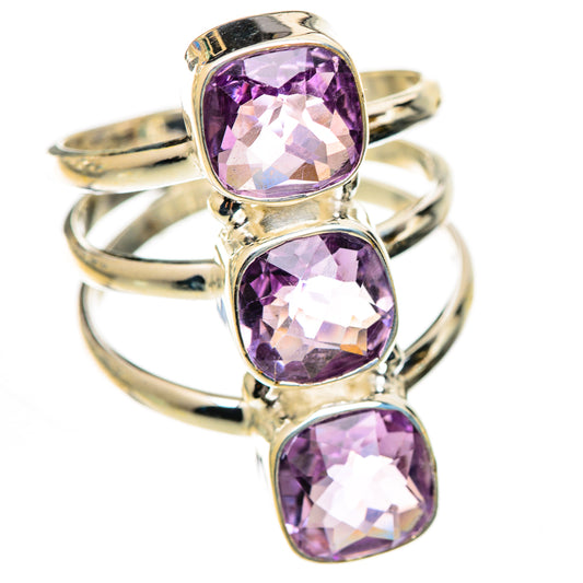 Pink Amethyst Rings handcrafted by Ana Silver Co - RING125579 - Photo 2