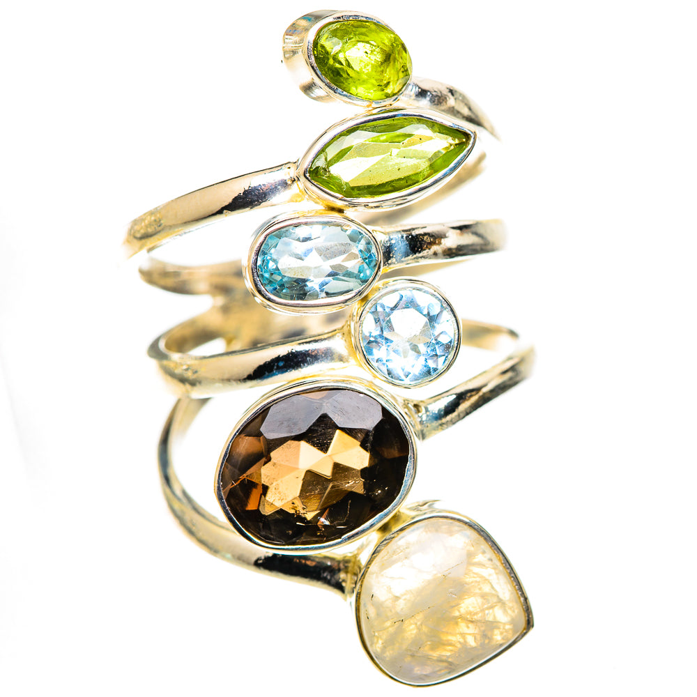 Smoky Quartz Rings handcrafted by Ana Silver Co - RING125596 - Photo 2