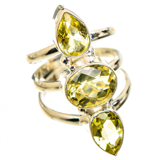 Citrine Rings handcrafted by Ana Silver Co - RING125609 - Photo 2