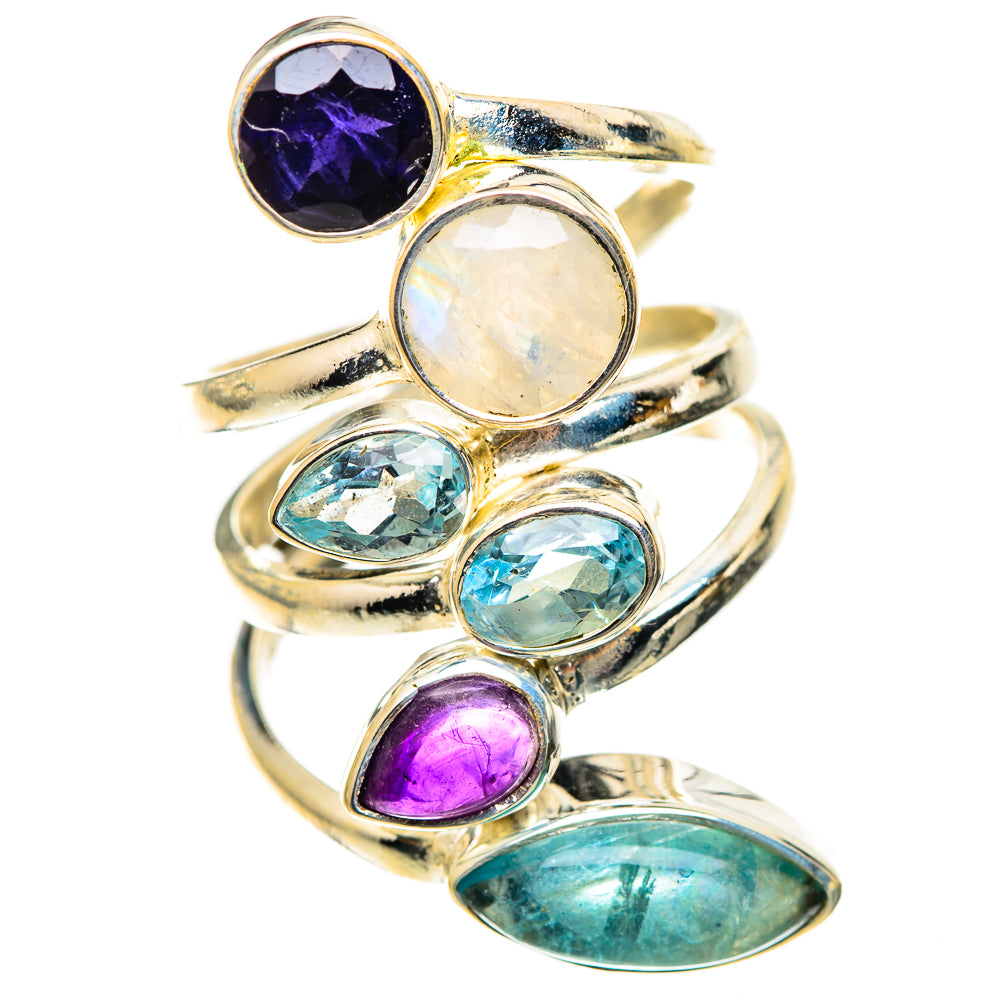 Aquamarine Rings handcrafted by Ana Silver Co - RING125618 - Photo 2