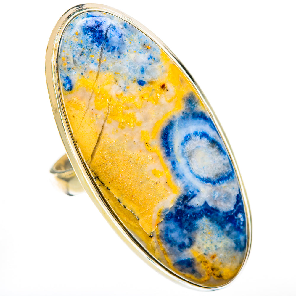 Blue Scheelite Rings handcrafted by Ana Silver Co - RING125648 - Photo 2