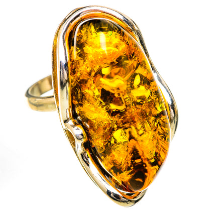 Baltic Amber Rings handcrafted by Ana Silver Co - RING125664 - Photo 2