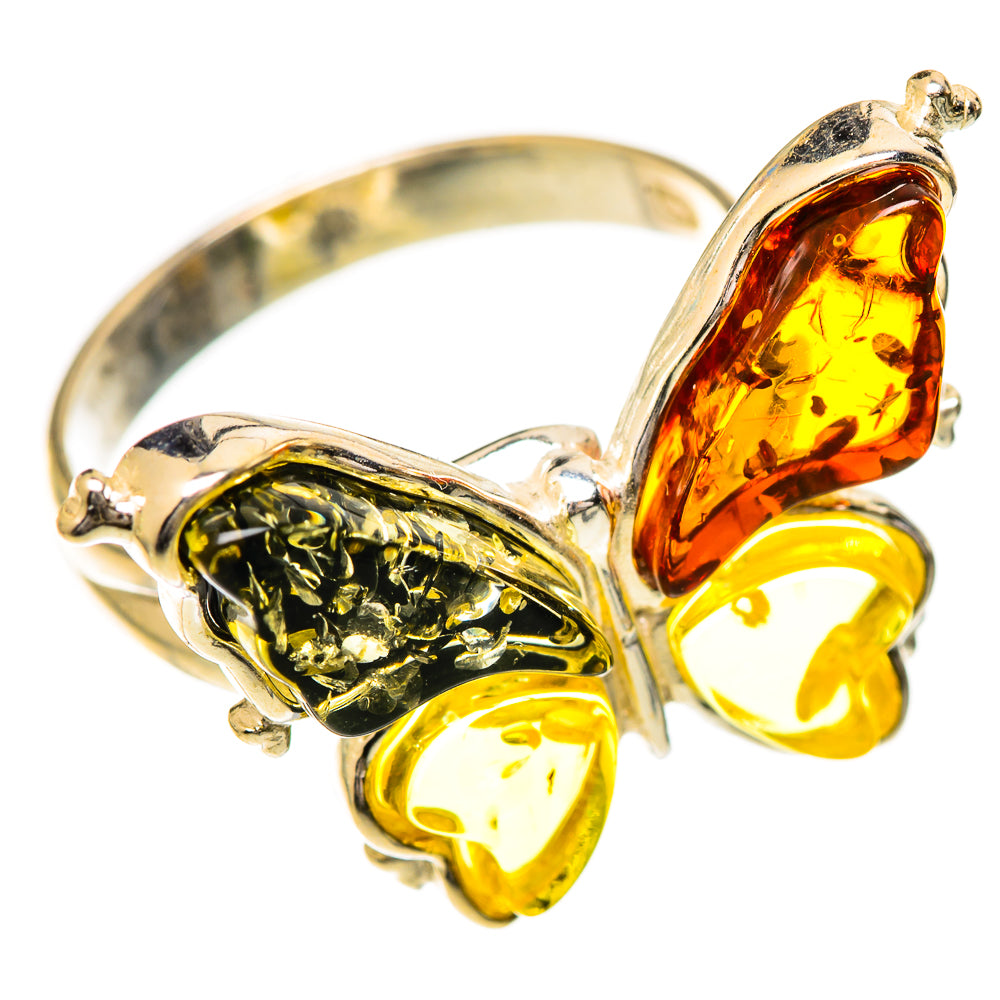 Baltic Amber Rings handcrafted by Ana Silver Co - RING125667 - Photo 2