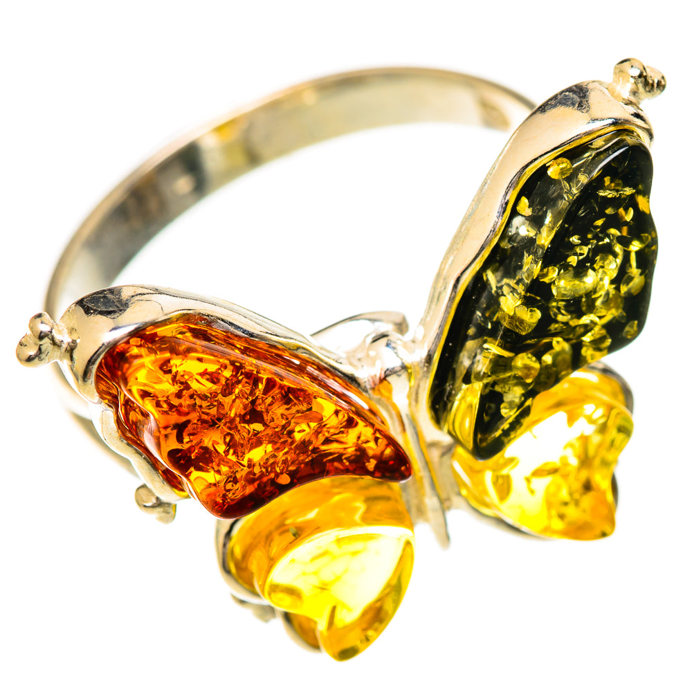 Baltic Amber Rings handcrafted by Ana Silver Co - RING125668 - Photo 2