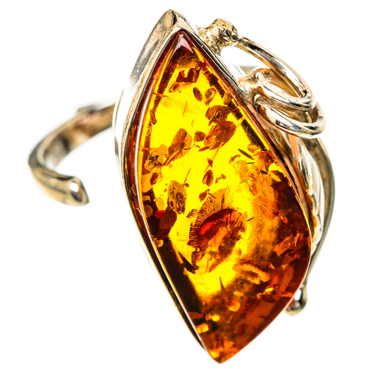 Baltic Amber Rings handcrafted by Ana Silver Co - RING125672 - Photo 2