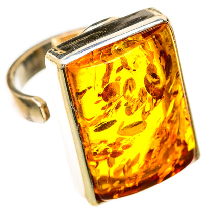 Baltic Amber Rings handcrafted by Ana Silver Co - RING125684 - Photo 2