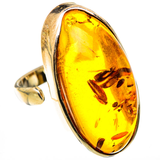 Baltic Amber Rings handcrafted by Ana Silver Co - RING125690 - Photo 2