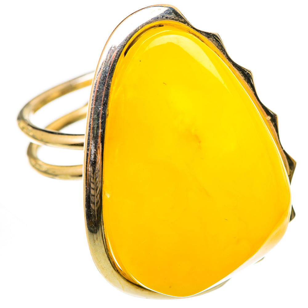 Baltic Amber Rings handcrafted by Ana Silver Co - RING125692 - Photo 2