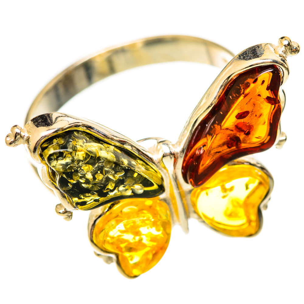 Baltic Amber Rings handcrafted by Ana Silver Co - RING125697 - Photo 2