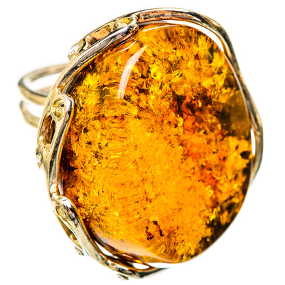 Baltic Amber Rings handcrafted by Ana Silver Co - RING125710 - Photo 2