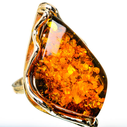 Baltic Amber Rings handcrafted by Ana Silver Co - RING125711 - Photo 2