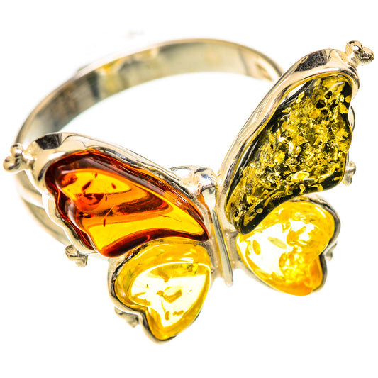 Baltic Amber Rings handcrafted by Ana Silver Co - RING125712 - Photo 2