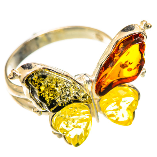 Baltic Amber Rings handcrafted by Ana Silver Co - RING125713 - Photo 2