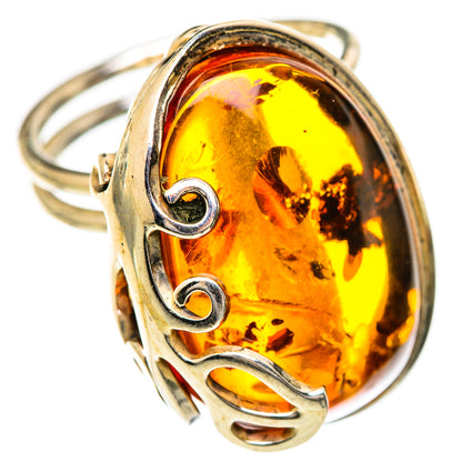 Baltic Amber Rings handcrafted by Ana Silver Co - RING125716 - Photo 2