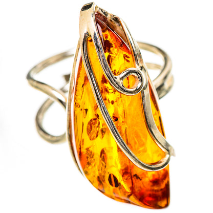 Baltic Amber Rings handcrafted by Ana Silver Co - RING125718 - Photo 2