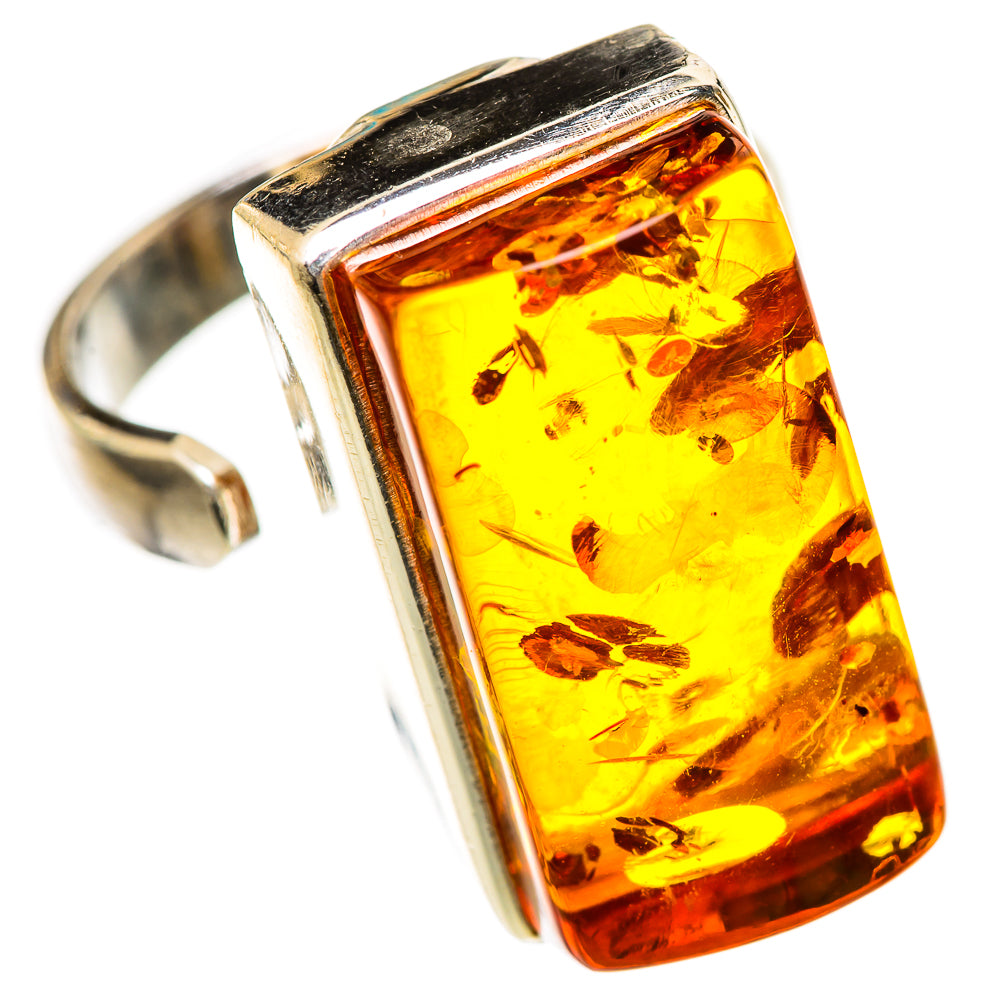 Baltic Amber Rings handcrafted by Ana Silver Co - RING125719 - Photo 2