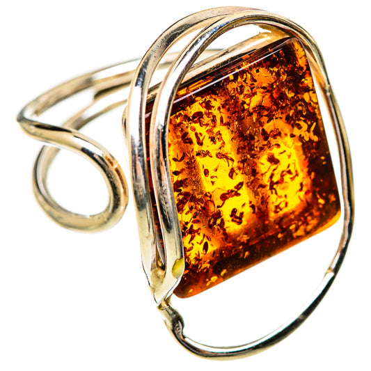 Baltic Amber Rings handcrafted by Ana Silver Co - RING125721 - Photo 2