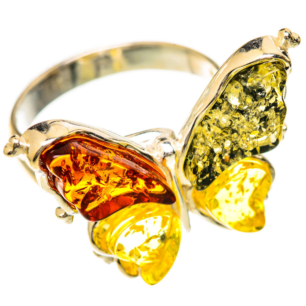 Baltic Amber Rings handcrafted by Ana Silver Co - RING125725 - Photo 2